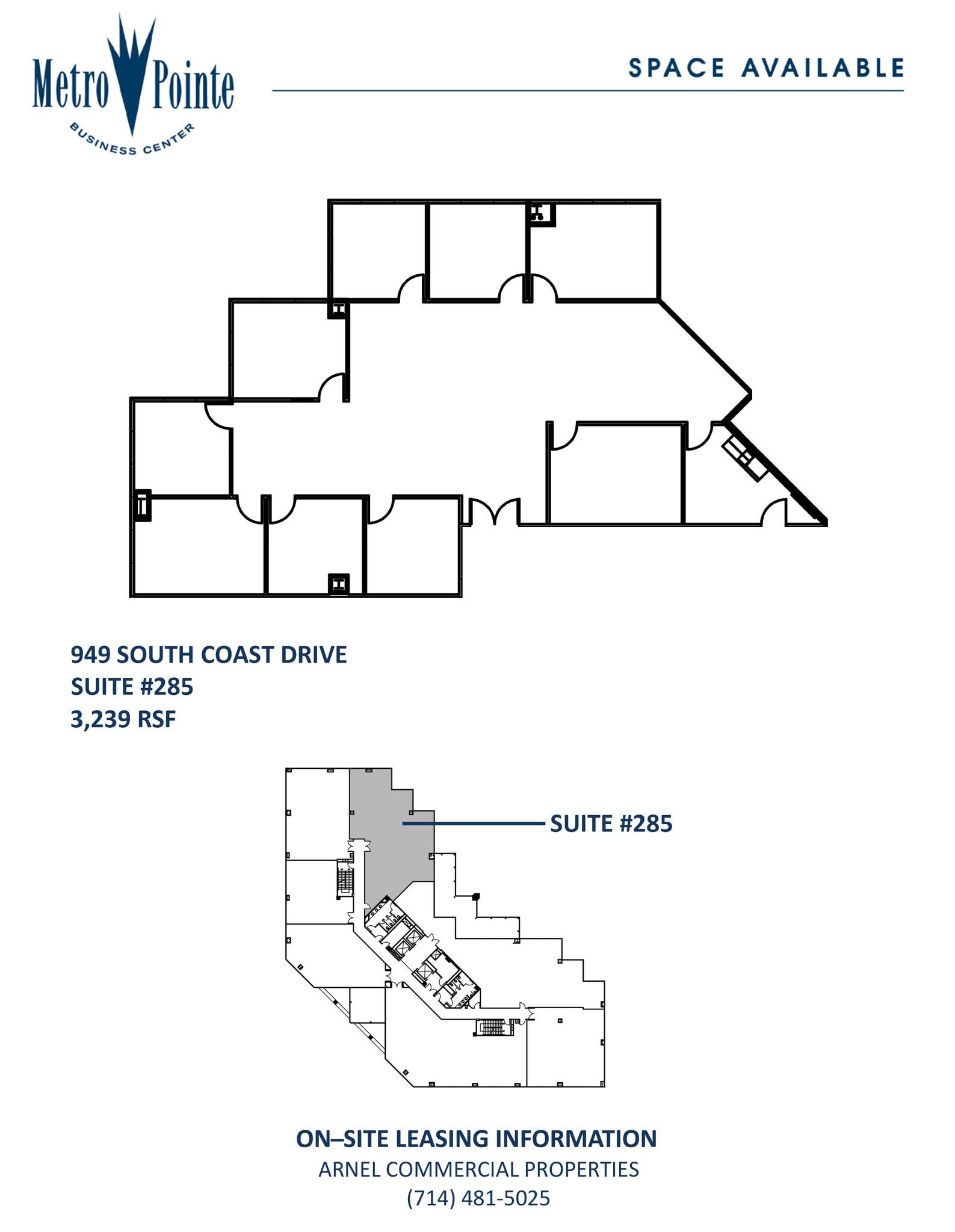 949 S Coast Dr, Costa Mesa, CA for lease Floor Plan- Image 1 of 1