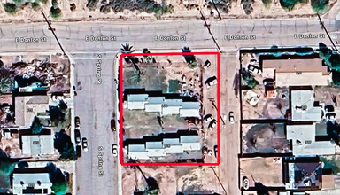 308-316 S Spring St, Blythe, CA - aerial  map view