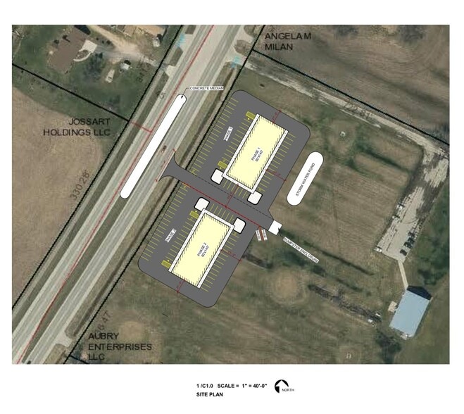 3131-3151 Monroe Road, De Pere, WI for lease - Site Plan - Image 3 of 3