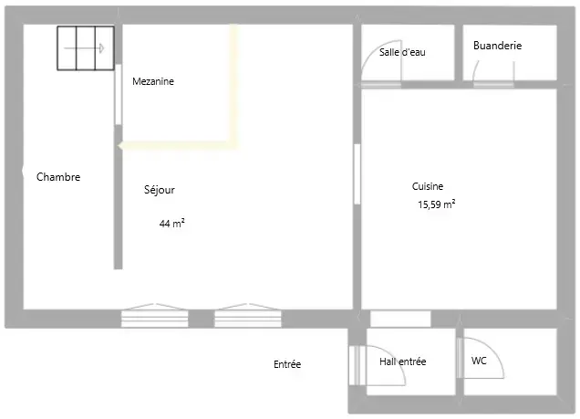 Lyon, RHO 69001 -  -  - Floor Plan - Image 1 of 1