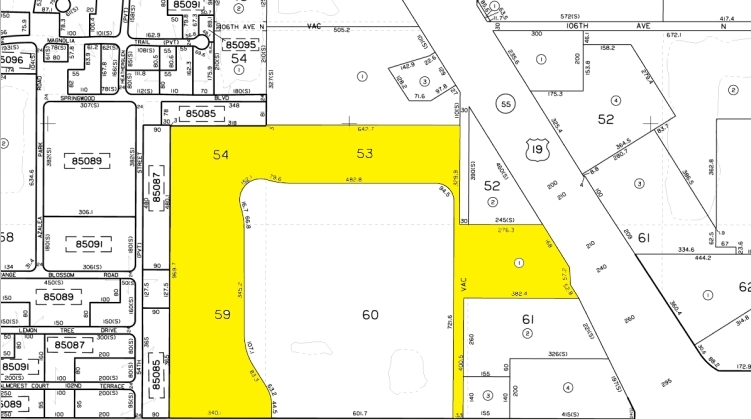 10280 US Hwy 19 N, Pinellas Park, FL for lease - Plat Map - Image 2 of 2