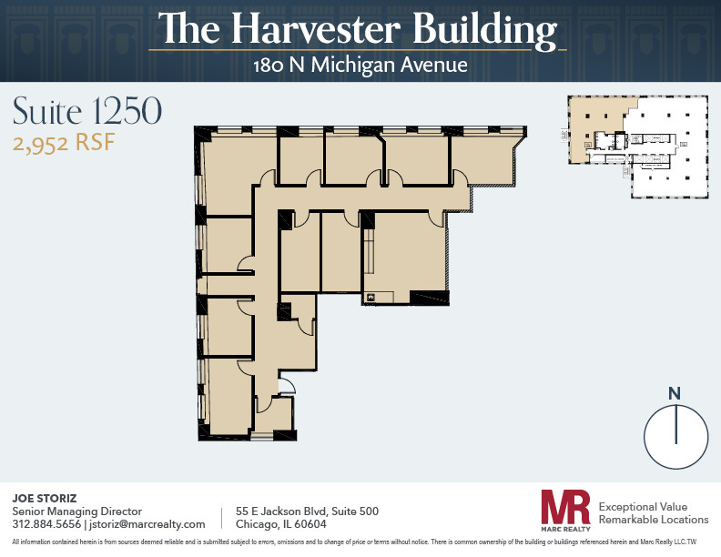 180 N Michigan Ave, Chicago, IL for lease Floor Plan- Image 1 of 1