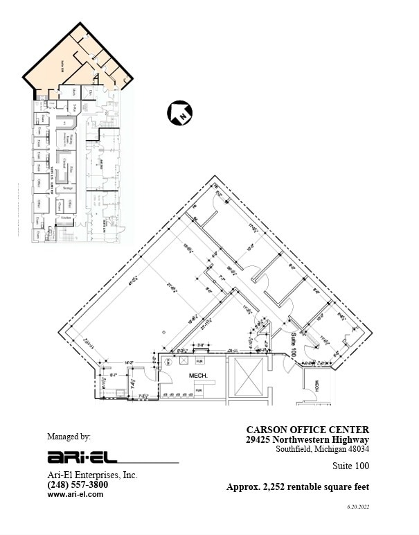 29355 Northwestern Hwy, Southfield, MI for lease Floor Plan- Image 1 of 1