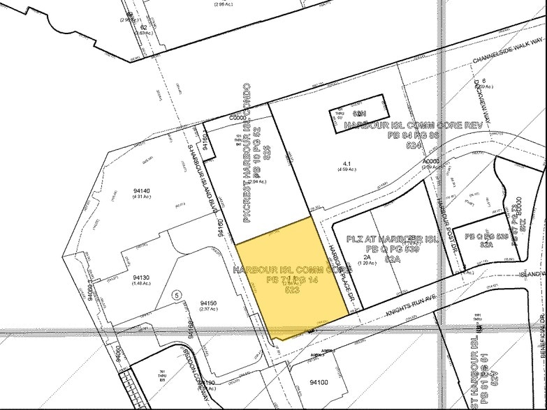 302 Knights Run Ave, Tampa, FL for lease - Plat Map - Image 2 of 15