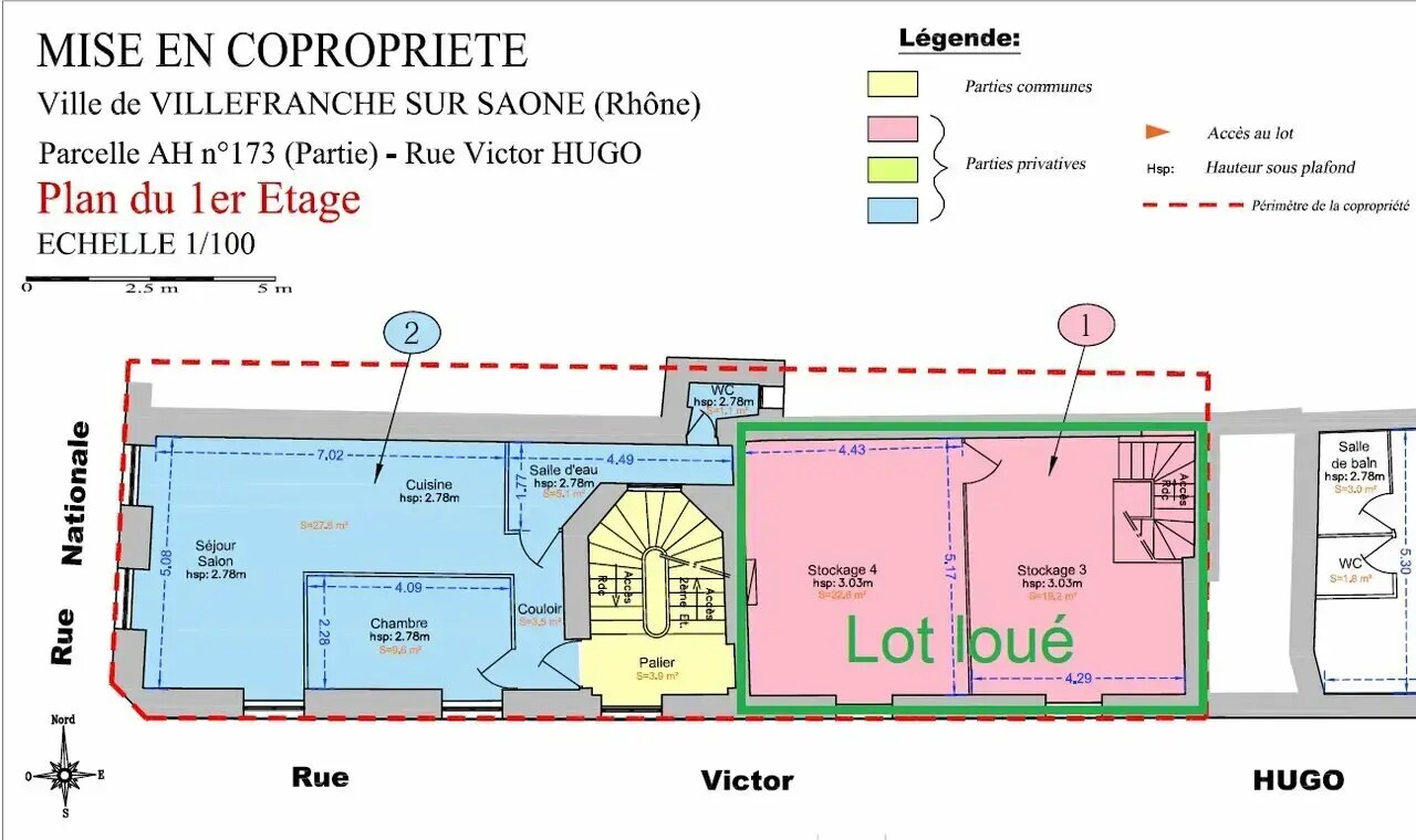 Retail in Villefranche-sur-Saône for lease Floor Plan- Image 1 of 2