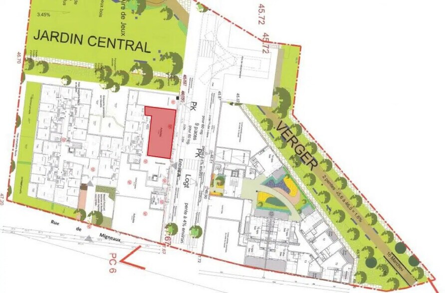 Retail in Poissy for lease - Site Plan - Image 2 of 3