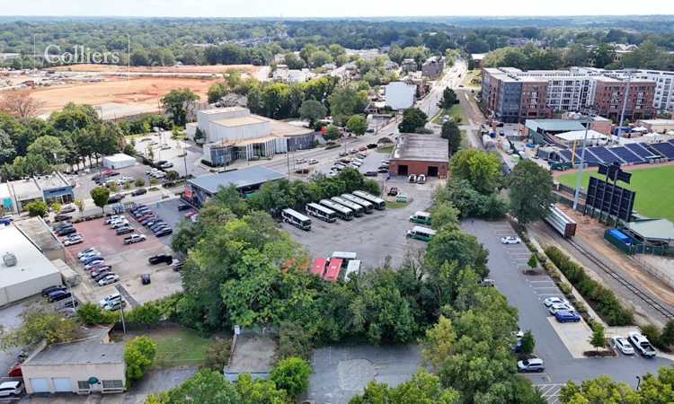 106 and 154 Augusta Street St, Greenville, SC for sale - Aerial - Image 3 of 9