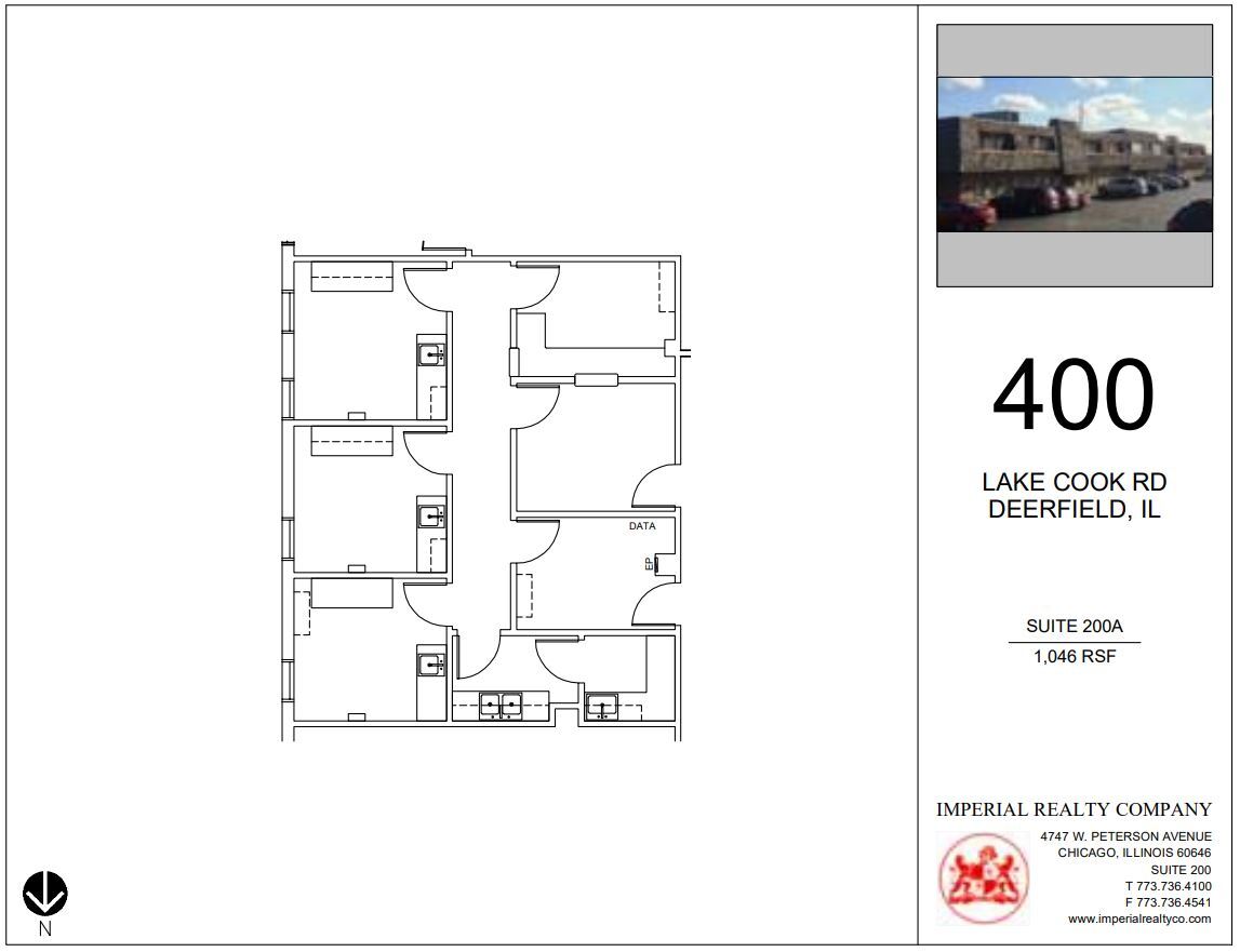 400 Lake Cook Rd, Deerfield, IL for lease Floor Plan- Image 1 of 7