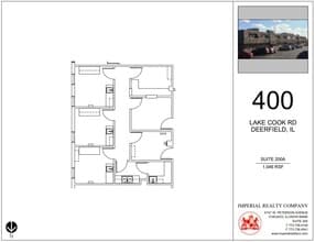 400 Lake Cook Rd, Deerfield, IL for lease Floor Plan- Image 1 of 7