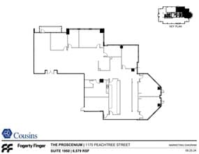 1170 Peachtree St, Atlanta, GA for lease Floor Plan- Image 1 of 1
