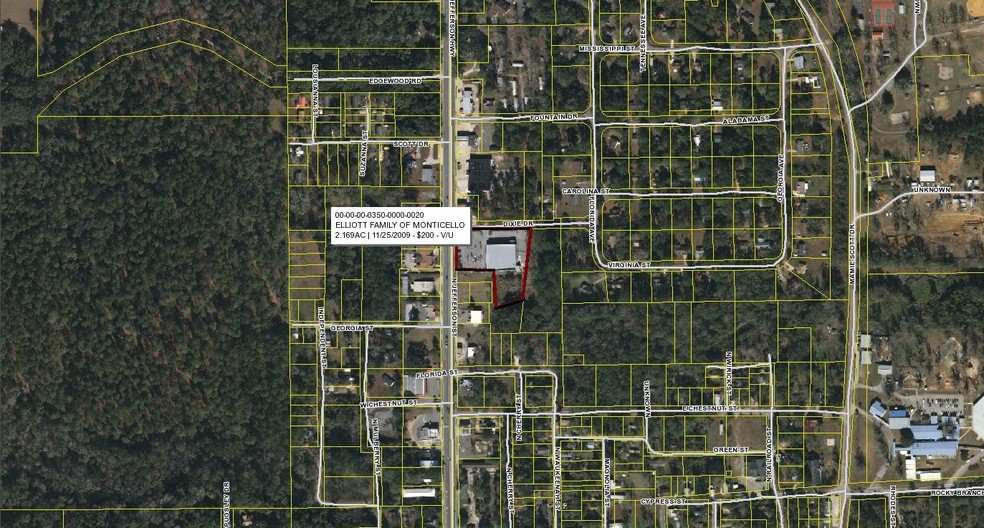 1150 N Jefferson St, Monticello, FL for sale - Plat Map - Image 3 of 10