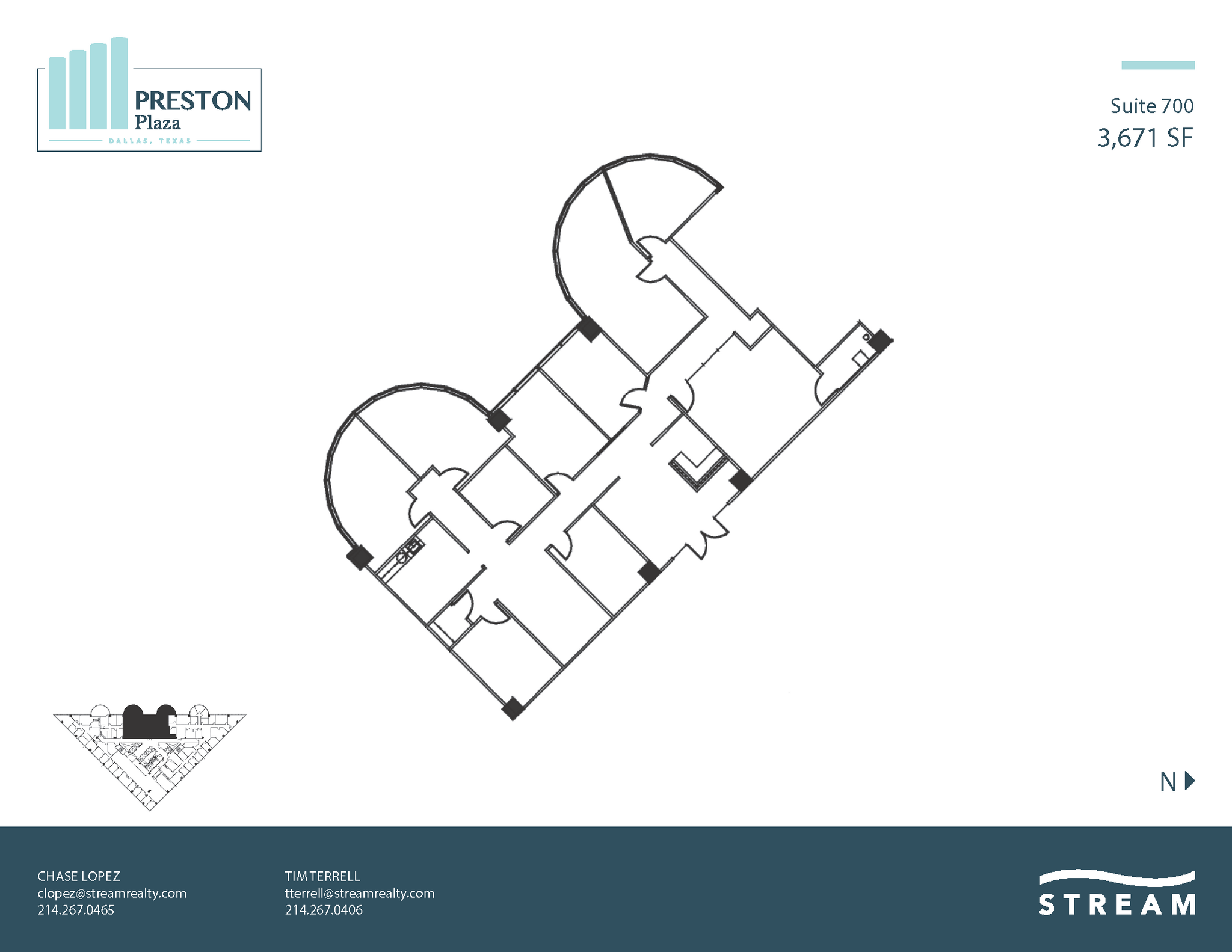 17950 Preston Rd, Dallas, TX for lease Floor Plan- Image 1 of 1