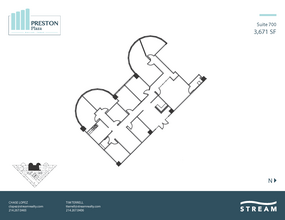 17950 Preston Rd, Dallas, TX for lease Floor Plan- Image 1 of 1