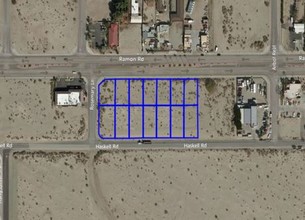 E Ramon Rd, Thousand Palms, CA - aerial  map view