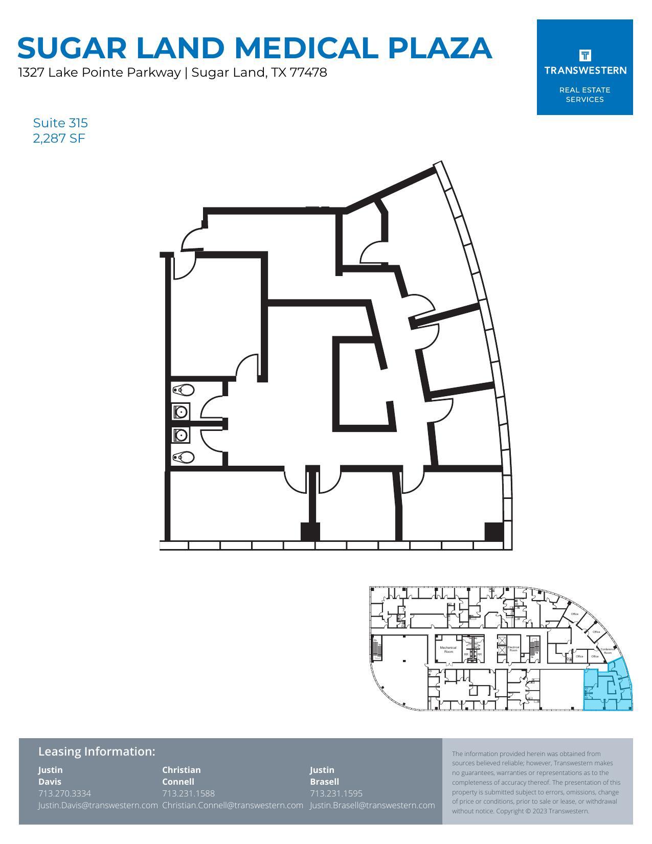 1327 Lake Pointe Pky, Sugar Land, TX for lease Floor Plan- Image 1 of 1