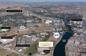 901 Pier View Dr, Idaho Falls, ID - AERIAL map view