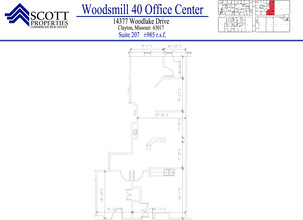 14377 Woodlake Dr, Chesterfield, MO for lease Floor Plan- Image 1 of 11