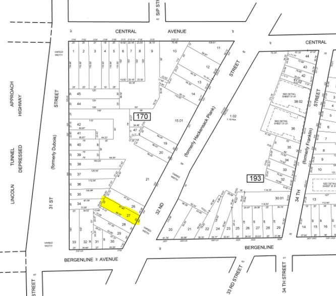 507 32nd St, Union City, NJ for sale - Plat Map - Image 2 of 2