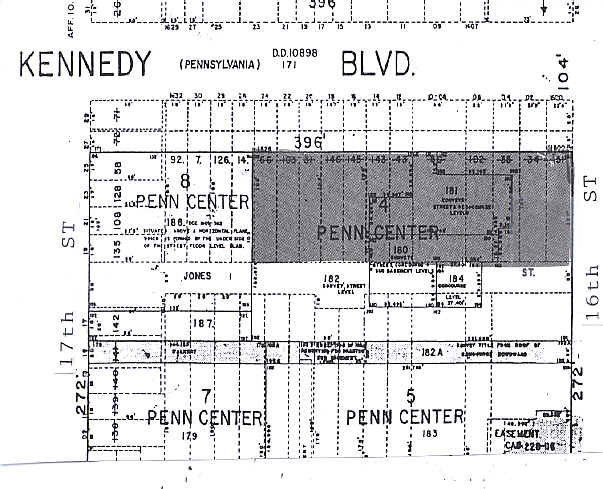 1600 John F Kennedy Blvd, Philadelphia, PA for lease - Plat Map - Image 2 of 13