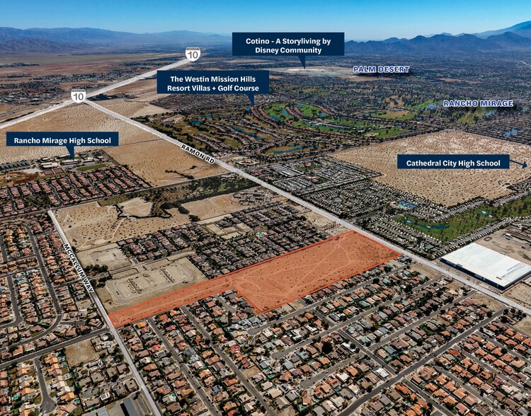 Ramon Rd, Cathedral City, CA for sale - Aerial - Image 1 of 6