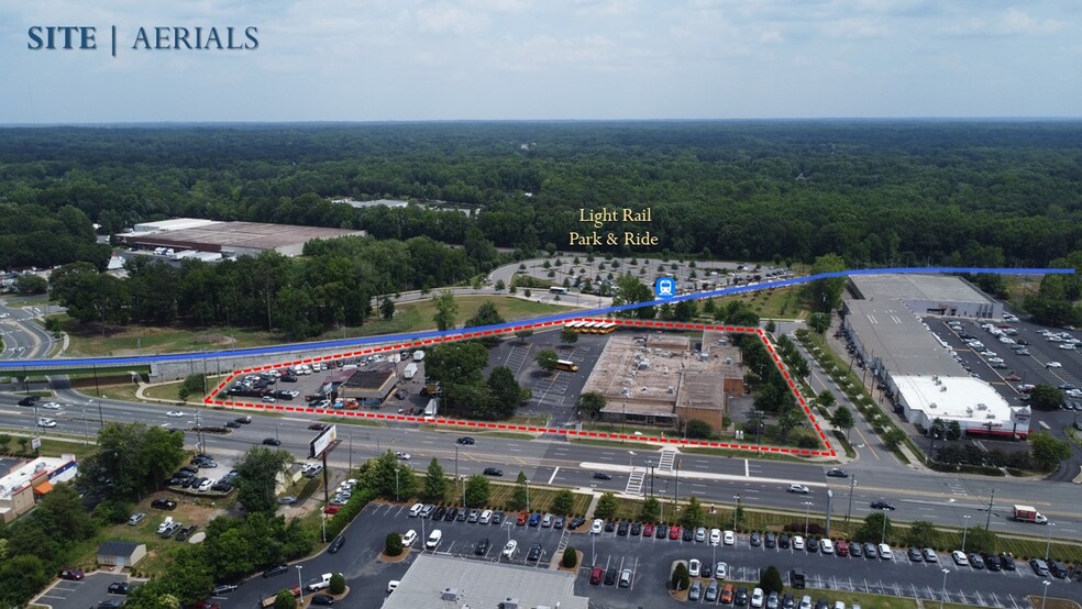 5500 N Tryon St, Charlotte, NC for lease - Aerial - Image 1 of 7