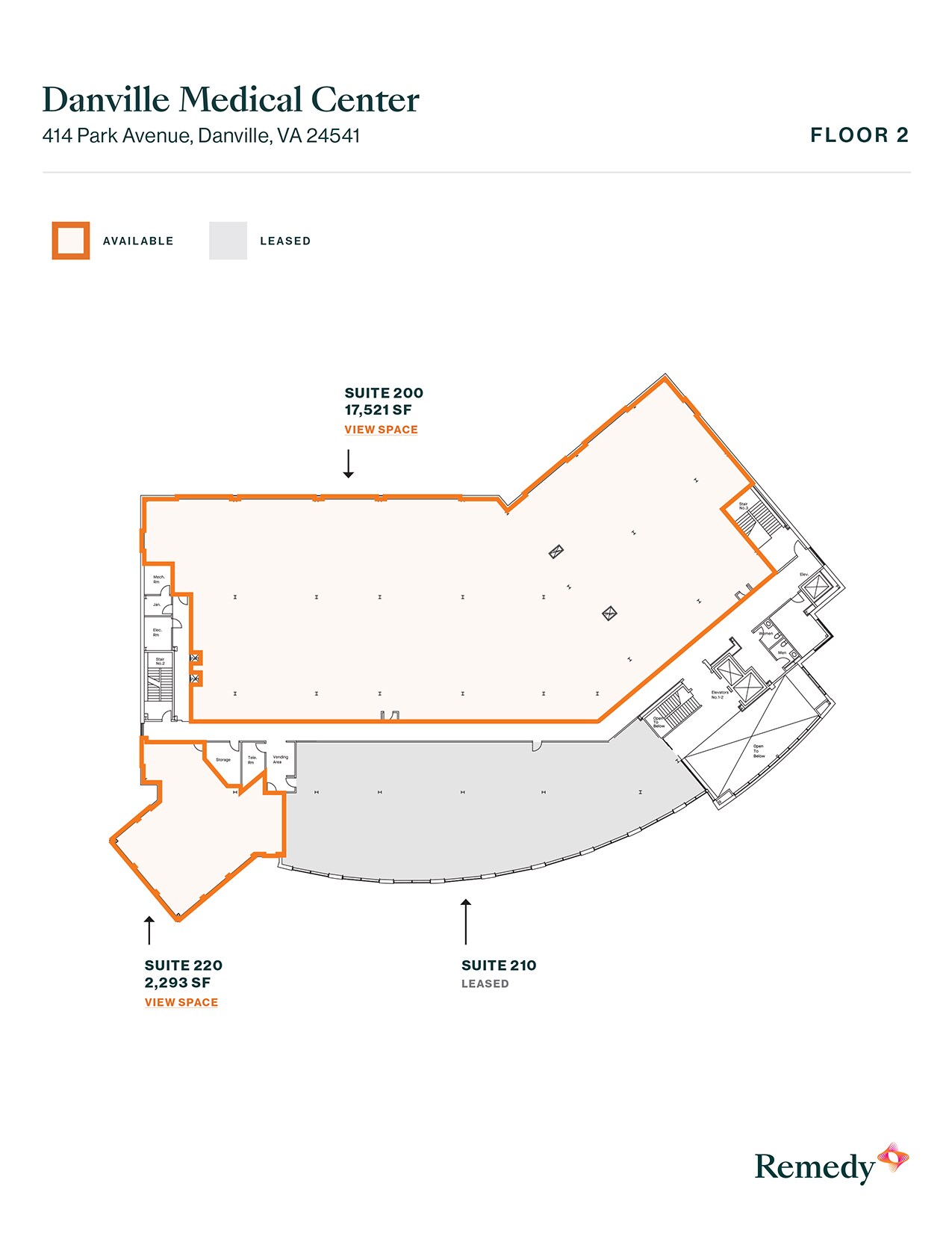414 Park Ave, Danville, VA for lease Floor Plan- Image 1 of 5