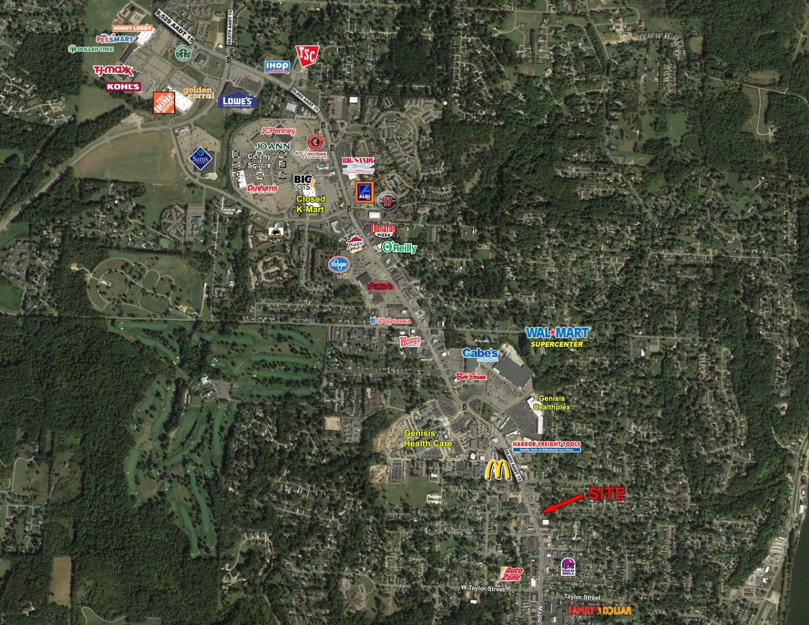 2580 Maple Ave, Zanesville, OH, 43701 Retail Space For Lease