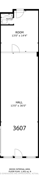 3601-3615 W Colfax Ave, Denver, CO for lease - Floor Plan - Image 2 of 10