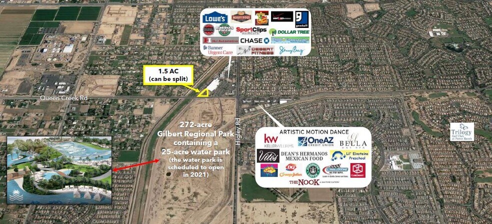 Queen Creek Rd. & Higley Rd, Gilbert, AZ for sale - Building Photo - Image 1 of 1