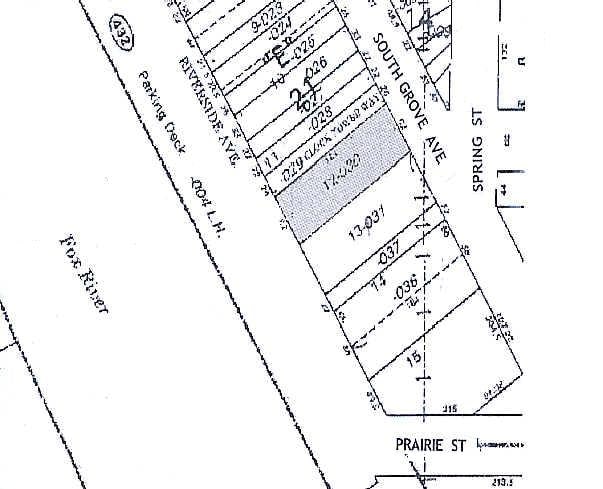 76-80 S Grove Ave, Elgin, IL for lease - Plat Map - Image 2 of 12