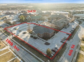 520 10th Ave, Coralville, IA - AERIAL  map view