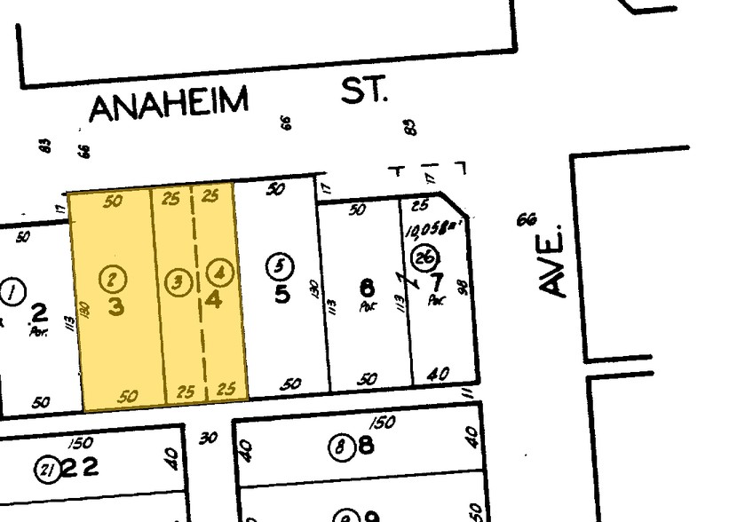 520-524 W Anaheim St, Wilmington, CA for lease - Plat Map - Image 2 of 4