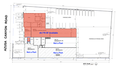 1211 N Azusa Canyon Rd, West Covina, CA for lease Site Plan- Image 2 of 8