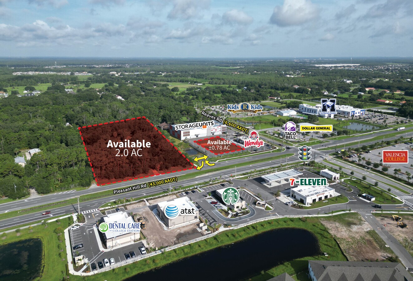 Pleasant Hill Road & Reaves Rd, Kissimmee, FL 34746 for Lease