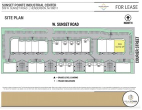 509 W Sunset Rd, Henderson, NV for lease Site Plan- Image 2 of 4