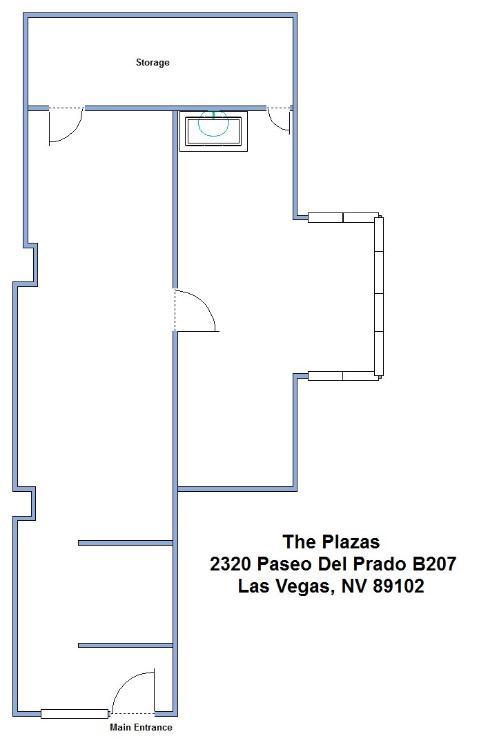 2310 Paseo Del Prado, Las Vegas, NV for lease Floor Plan- Image 1 of 1