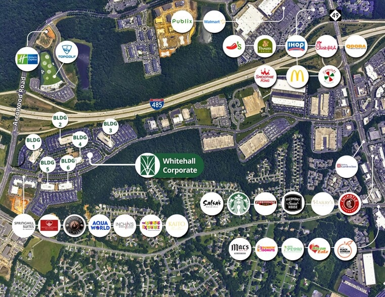 3525 Whitehall Park Dr, Charlotte, NC for lease - Site Plan - Image 2 of 25