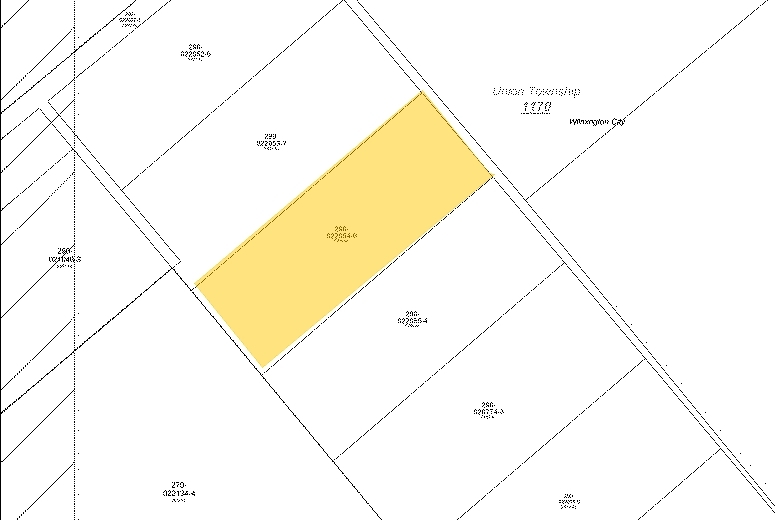 3418-3448 Progress Way, Wilmington, OH for lease - Plat Map - Image 2 of 5