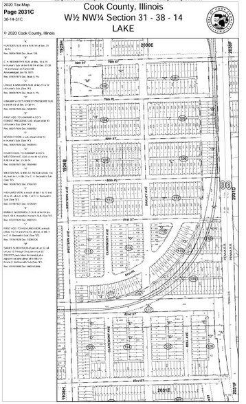 7941 S Western Ave, Chicago, IL for lease - Plat Map - Image 2 of 2