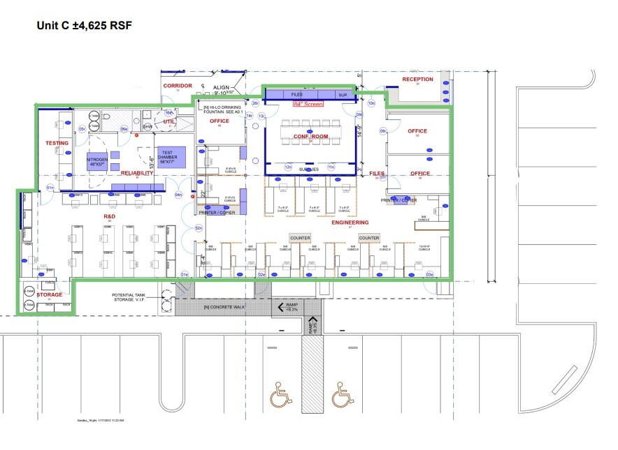 1360 Redwood Way, Petaluma, CA for lease Floor Plan- Image 1 of 1