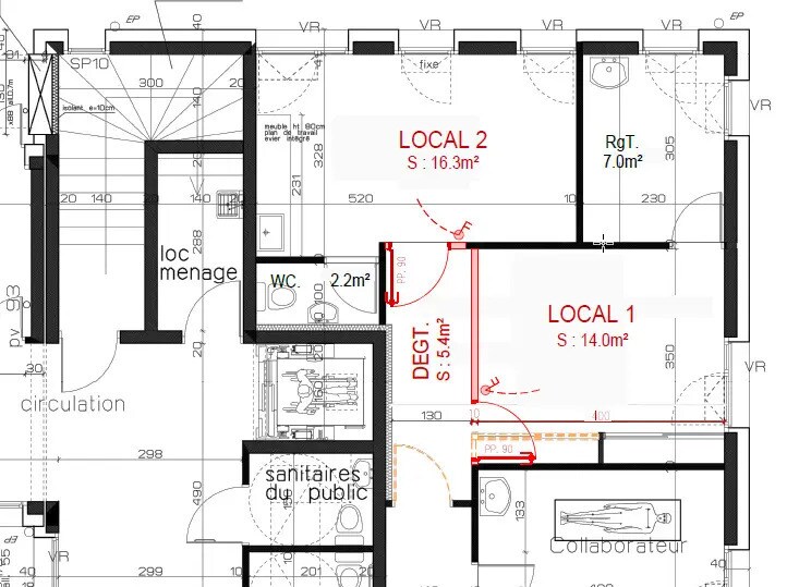 Flex in Heyrieux for lease - Floor Plan - Image 3 of 3