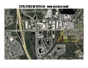 2175-2185 W 25th St, Sanford, FL - AERIAL  map view - Image1