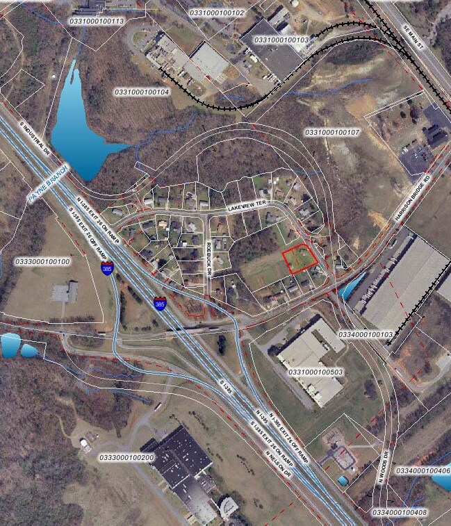 I385 Lake View, Simpsonville, SC 29681 Fountain Inn 3/4 Acre C2 Site