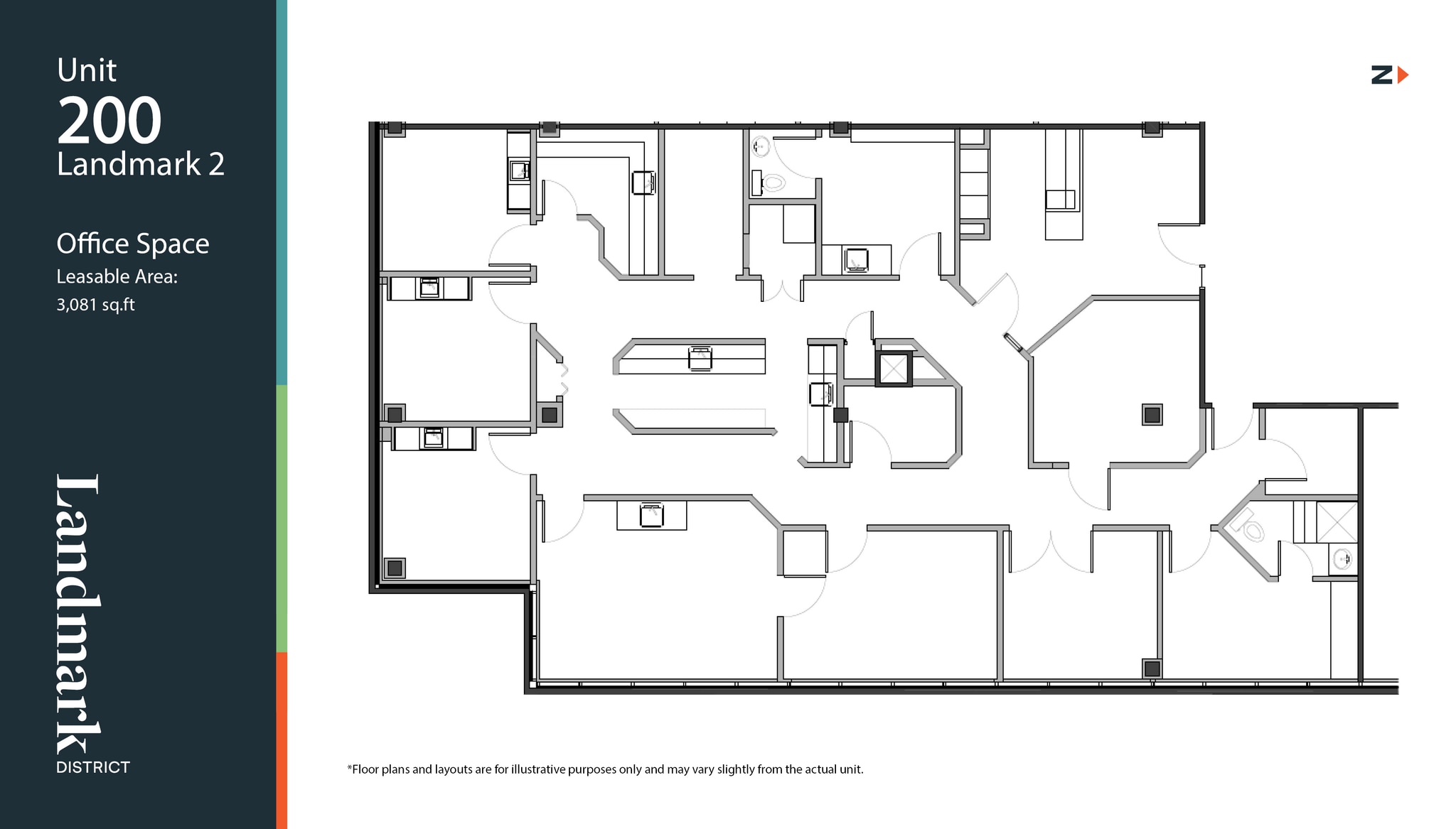 1700 Dickson Av, Kelowna, BC for lease Floor Plan- Image 1 of 9