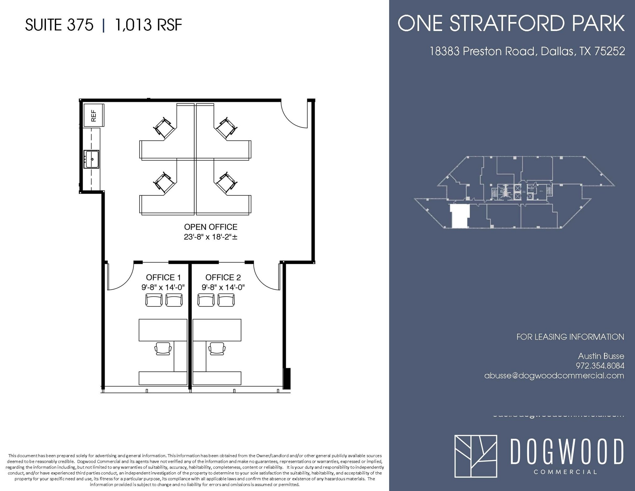 18383 Preston Rd, Dallas, TX for lease Floor Plan- Image 1 of 1