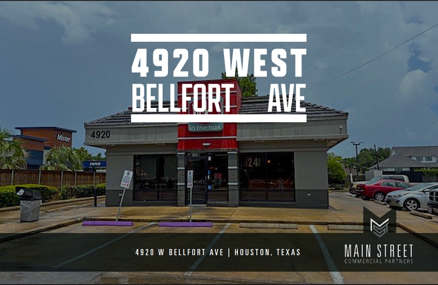 4920 W Bellfort St, Houston, TX for lease - Building Photo - Image 1 of 3