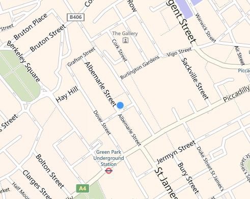 11-11A Albemarle St, London for lease - Plat Map - Image 2 of 7