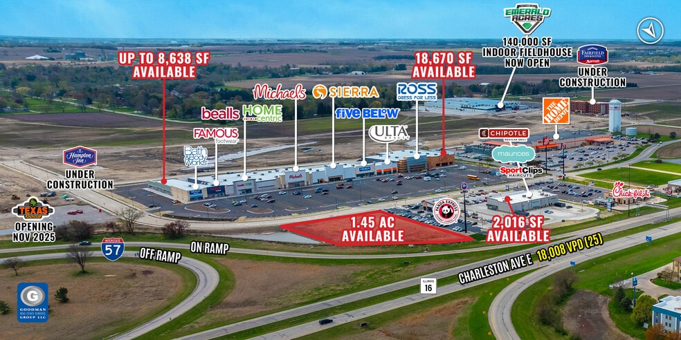 0 I-57 & Charleston Ave, Mattoon, IL for sale - Building Photo - Image 3 of 5