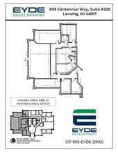 839 Centennial Way, Lansing, MI for lease Site Plan- Image 1 of 1
