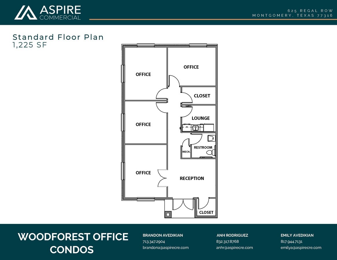 625 Regal Row, Montgomery, TX 77316 - Unit 603 -  - Floor Plan - Image 1 of 5
